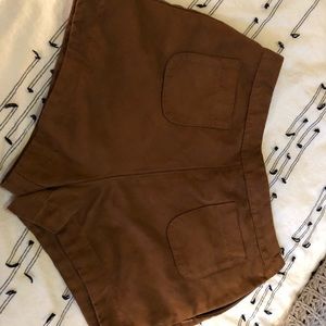 Vintage suede shorts